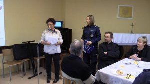 Spotkanie policjantów z seniorami z Osiedla Tysiąclecia